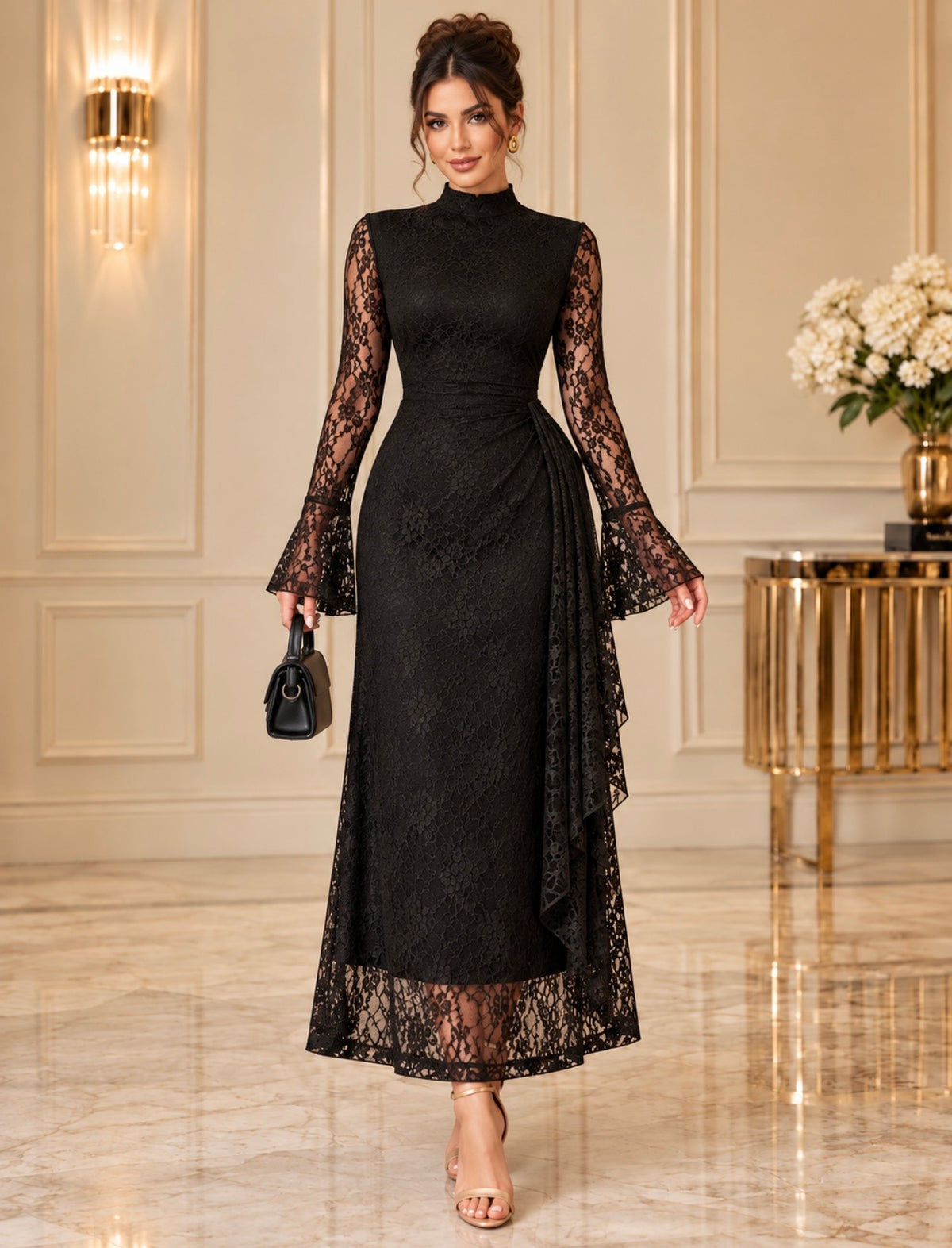 Rochie dantelă