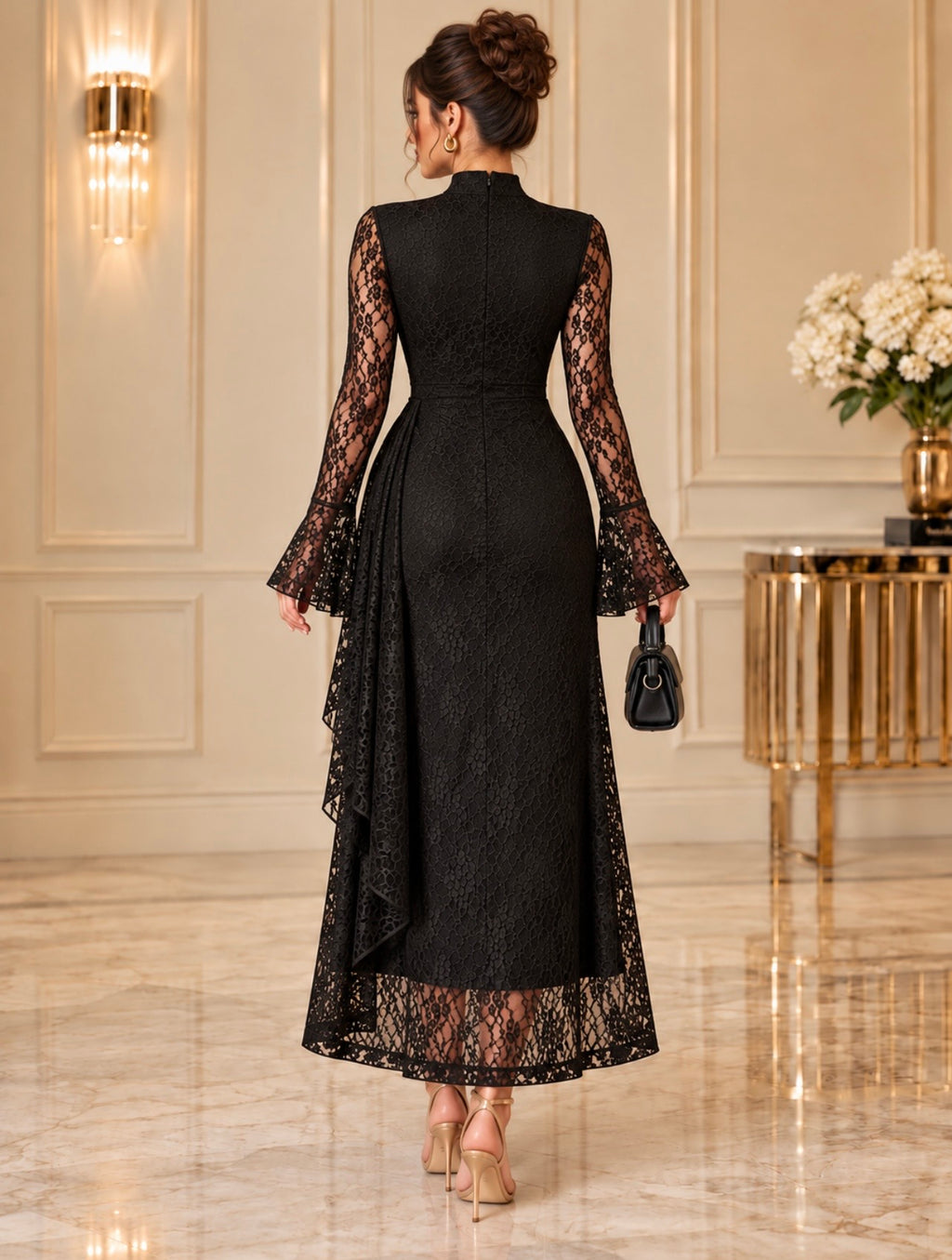 Rochie dantelă