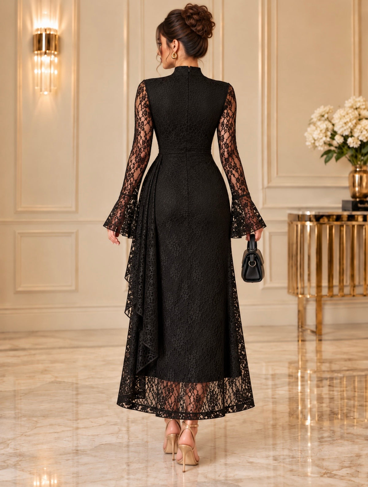 Rochie dantelă